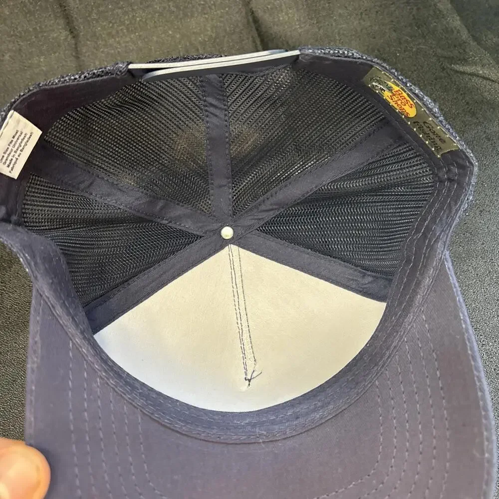 Bass Pro Shops Mesh Hat Cap Adjustable Snapback Trucker Fishing Baseball Outdoor - Picture 5 of 7